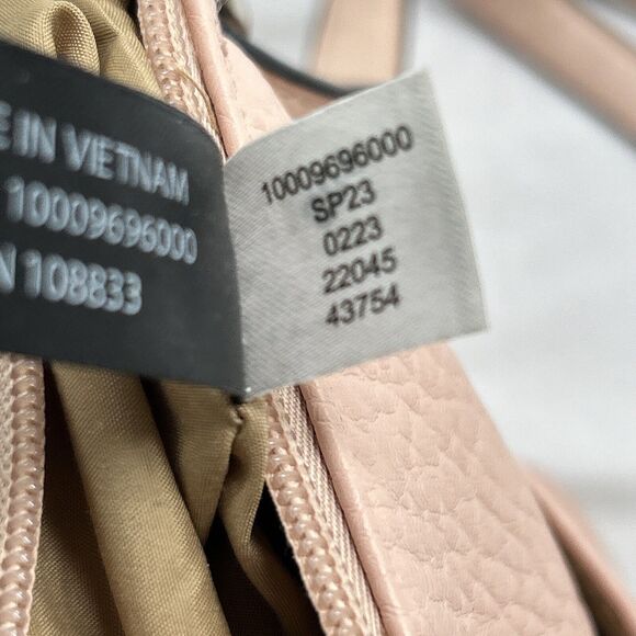 Giani Bernini Pebbled Faux Leather Crossbody Pink Bag Silver Hardware‎ - Picture 14 of 16